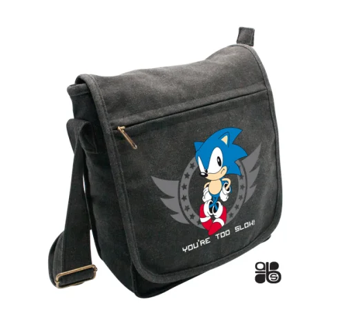 Produktbild zu Sonic the Hedgehog - Messenger Bag - "You're too slow!"
