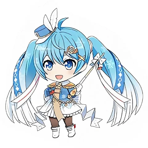 Produktbild zu Character Vocal Series - Nendoroid Plus: Band together - Miku Hatsune (Snow Miku 2020 ver.)