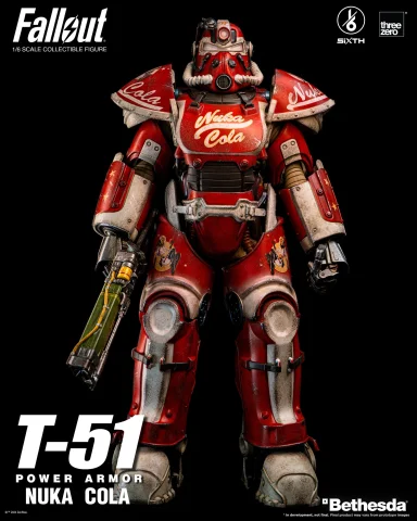 Produktbild zu Fallout - Scale Action Figure - T-51 Nuka Cola Power Armor