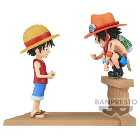 Produktbild zu One Piece - World Collectable Figure - Log Stories - Monkey D. Ruffy & Portgas D. Ace